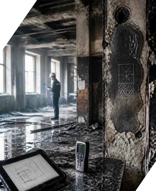 Обследование зданий после пожара в Мариинске от 15297 р. | ЭкспертизаРоссия