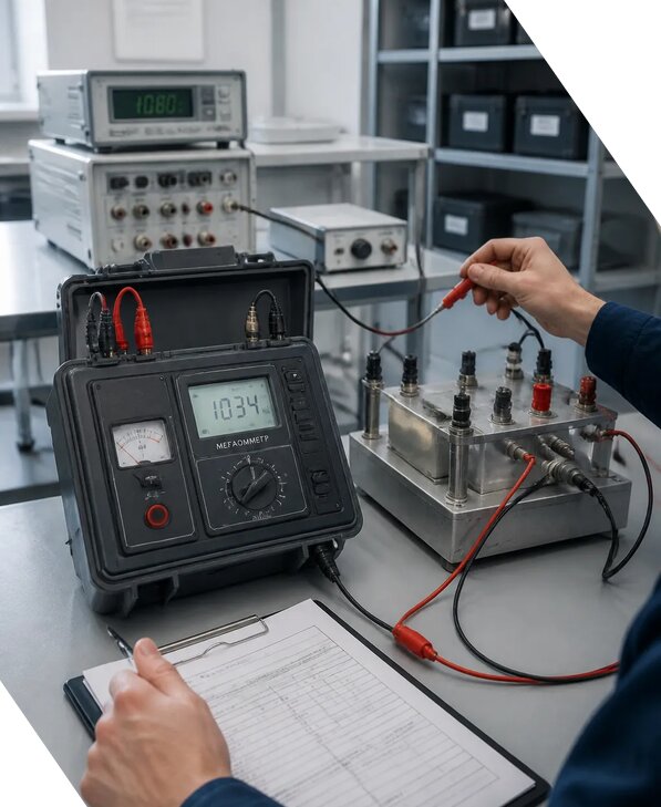 Поверка мегаомметров в Мариинске с выдачей протокола